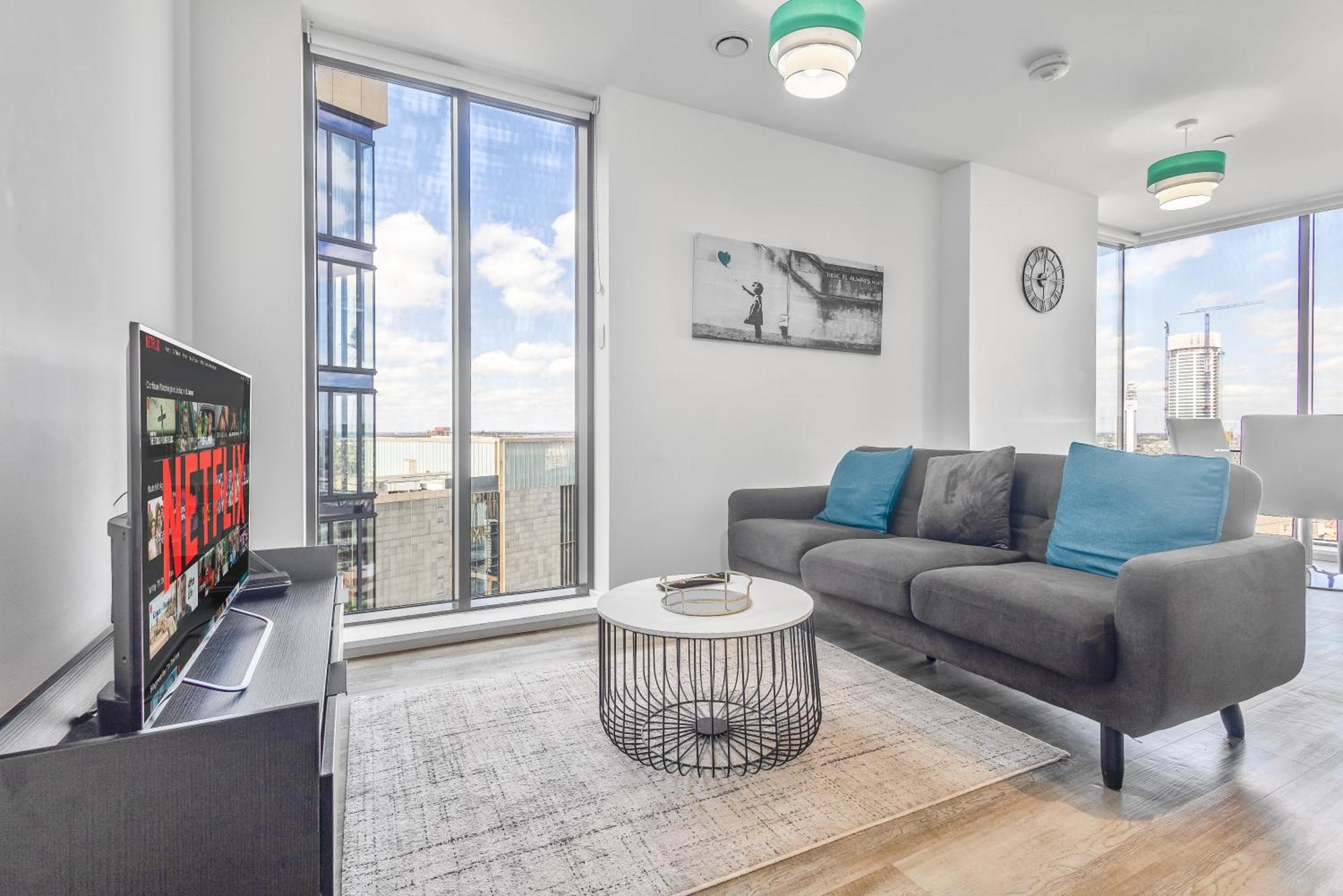 Luxury 2 Bedroom Apartment, On Broad Street! Birmingham Exterior photo